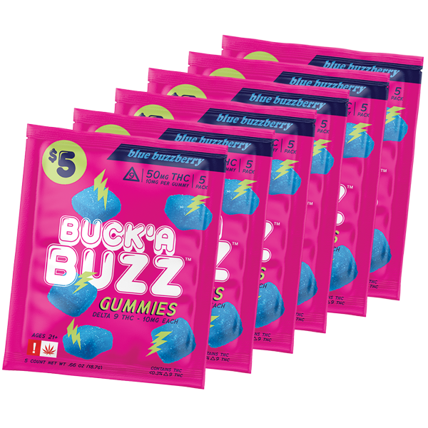 Buck'A Buzz COA Delta 9 THC gummies